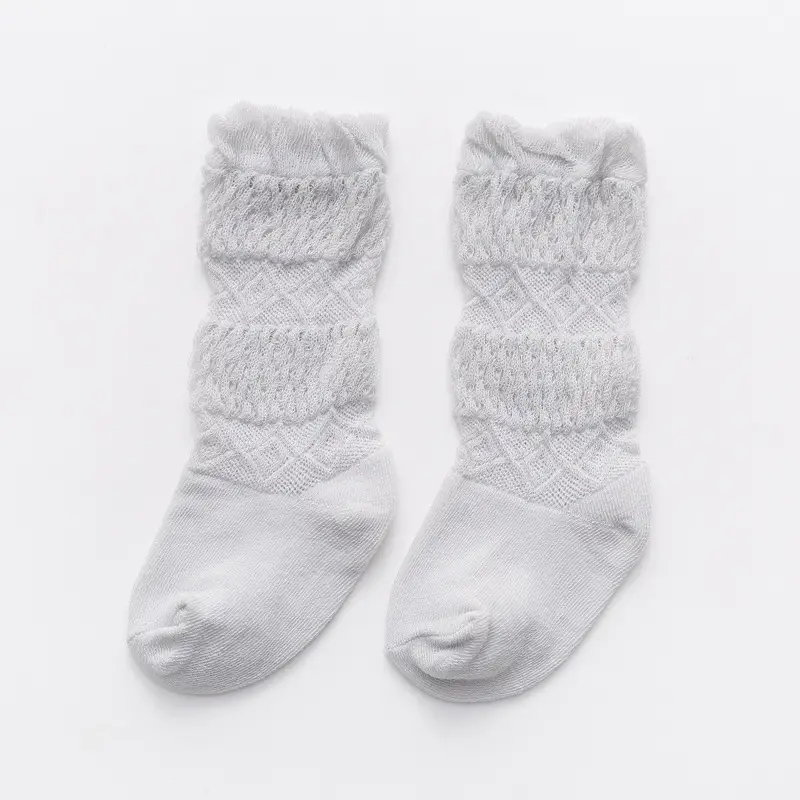 2025 Spring Baby Mesh Knee Socks Ultra-Thin Mid-Length - Image 3