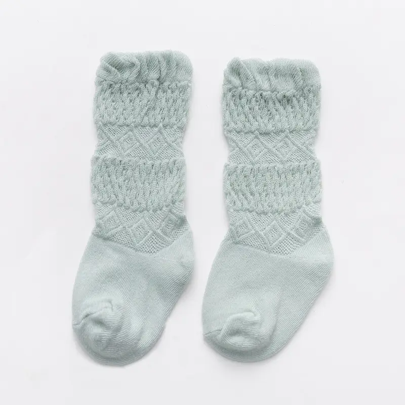 2025 Spring Baby Mesh Knee Socks Ultra-Thin Mid-Length - Image 4