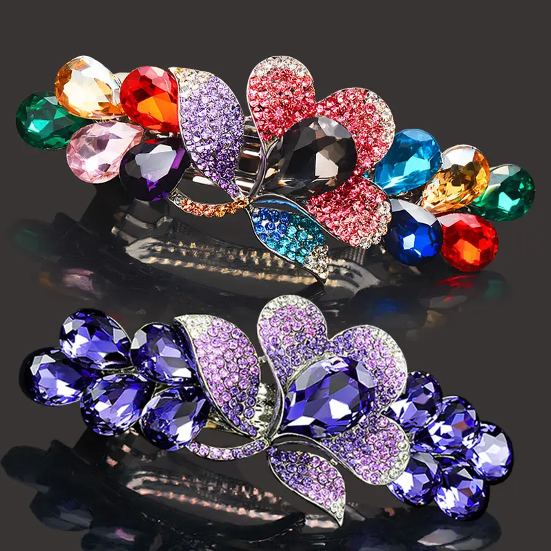 Flower Rhinestone Hairpin for Women 2024 New South Korea - Image 8