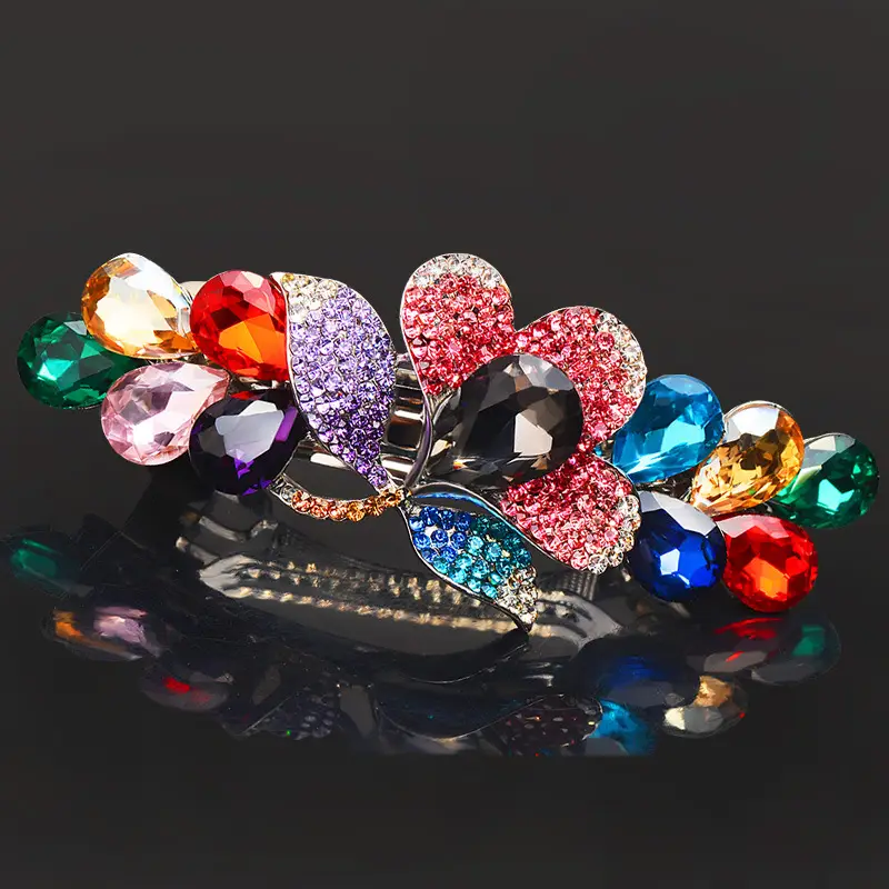 Flower Rhinestone Hairpin for Women 2024 New South Korea - Image 2