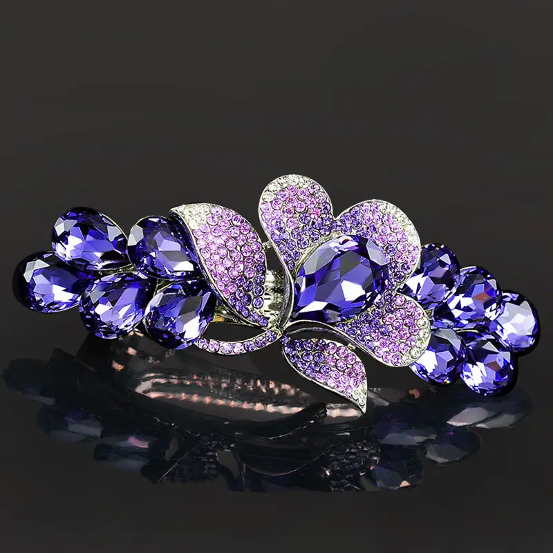 Flower Rhinestone Hairpin for Women 2024 New South Korea - Image 4