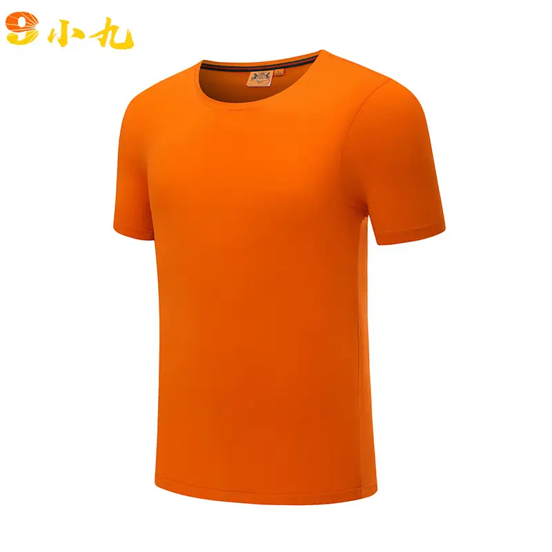 Men Grey Round Neck T-Shirt Short Sleeve - Image 13