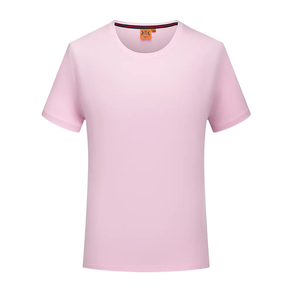 Men Grey Round Neck T-Shirt Short Sleeve - Image 2