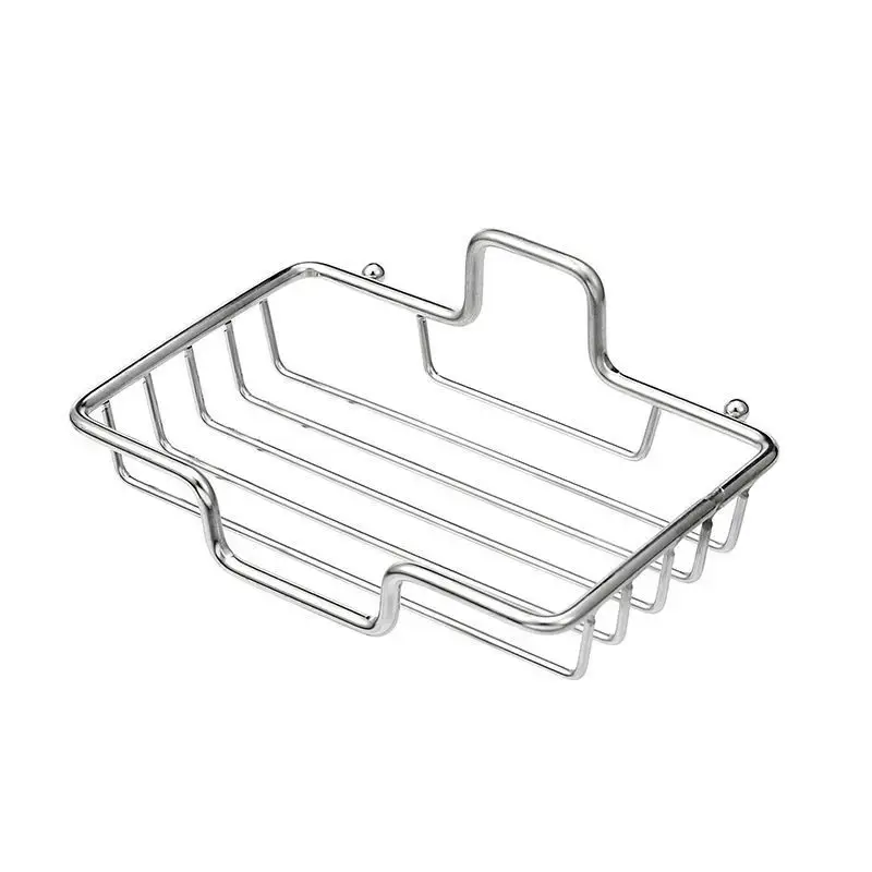 Stainless Steel Wall-Mounted Soap Rack with Double Layer Storage - Image 15