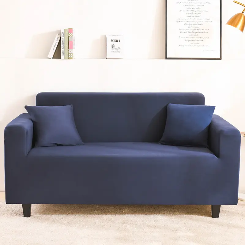 Branbird Silk Sofa Cover All-In-One Solid Color 3-Seater - Image 6