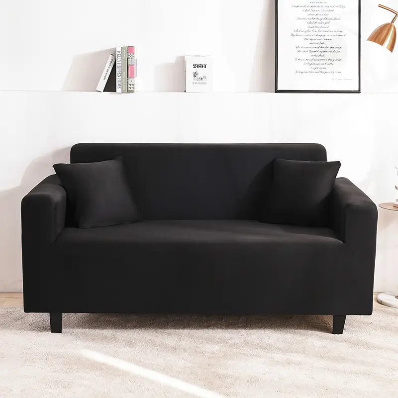 Branbird Silk Sofa Cover All-In-One Solid Color 3-Seater - Image 7