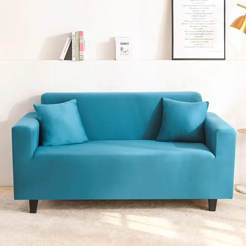 Branbird Silk Sofa Cover All-In-One Solid Color 3-Seater - Image 8