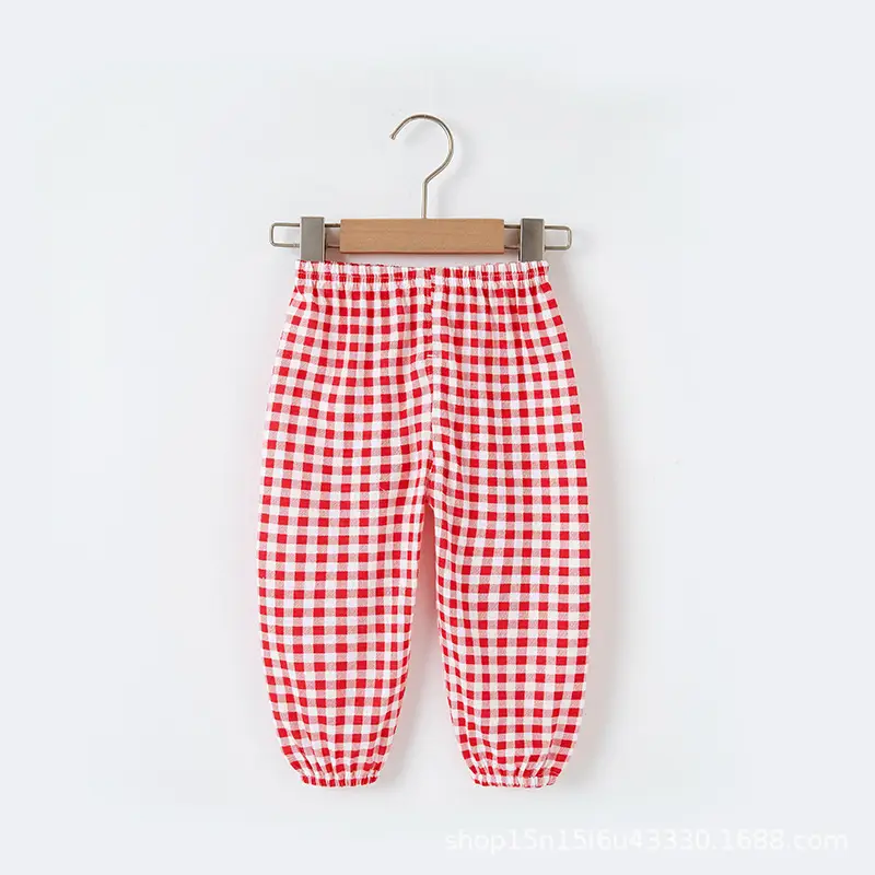 Girls Anti-Mosquito Cotton Pants Summer Loose Casual - Image 16