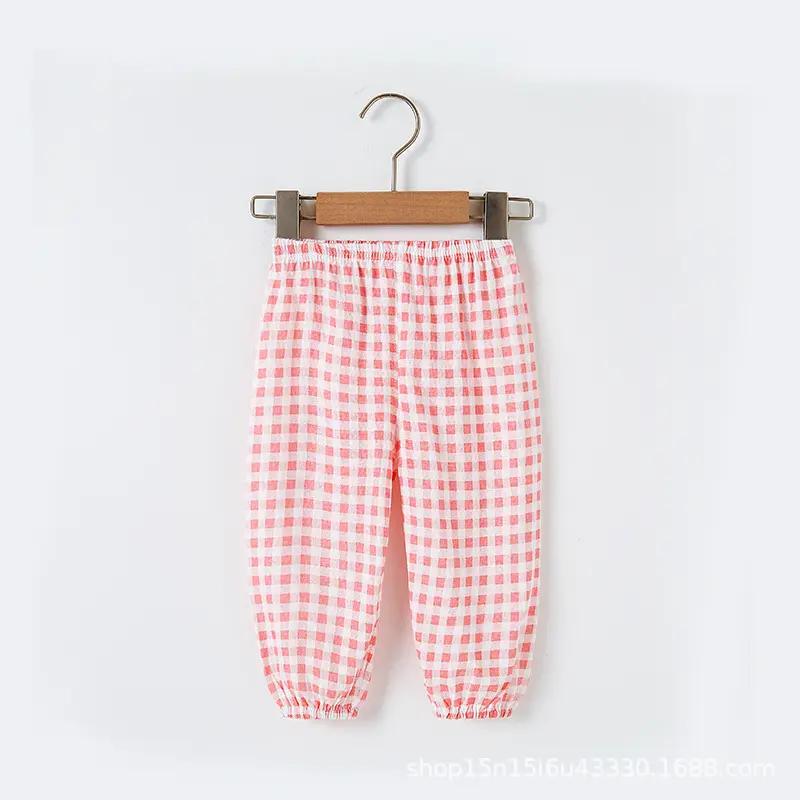 Girls Anti-Mosquito Cotton Pants Summer Loose Casual - Image 17