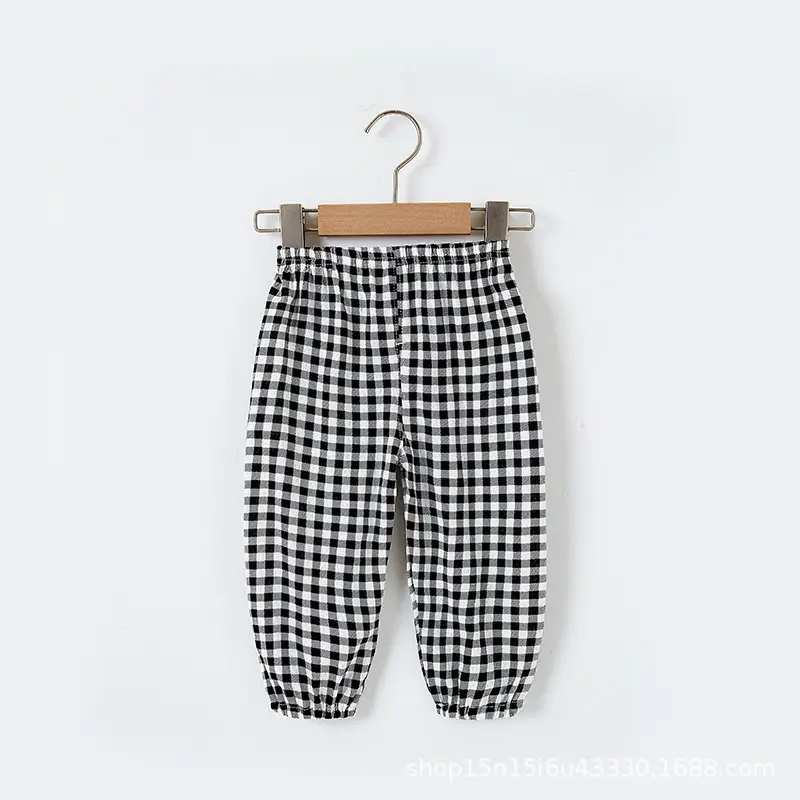 Girls Anti-Mosquito Cotton Pants Summer Loose Casual - Image 18