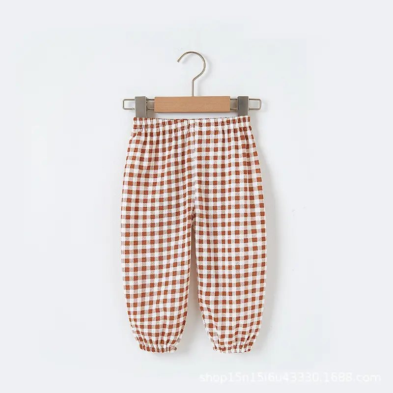 Girls Anti-Mosquito Cotton Pants Summer Loose Casual - Image 19
