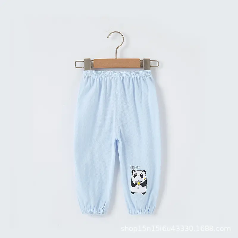 Girls Anti-Mosquito Cotton Pants Summer Loose Casual - Image 23