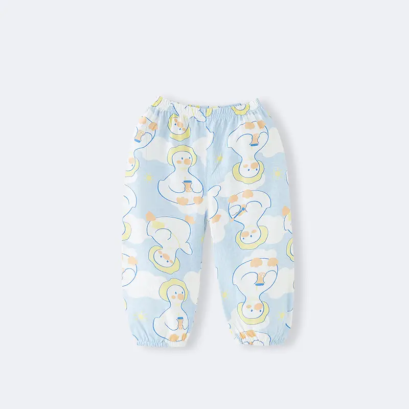 Girls Anti-Mosquito Cotton Pants Summer Loose Casual - Image 26