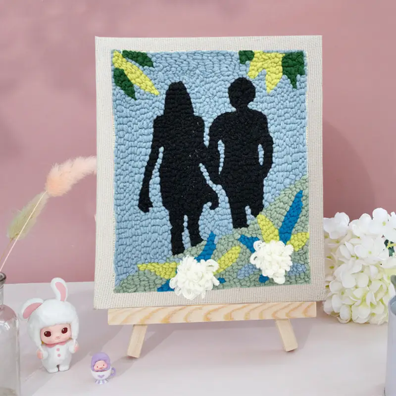 Russian Stamping Embroidery DIY Xiu Dun Wool Embroidery Manual Rubbing - Image 15