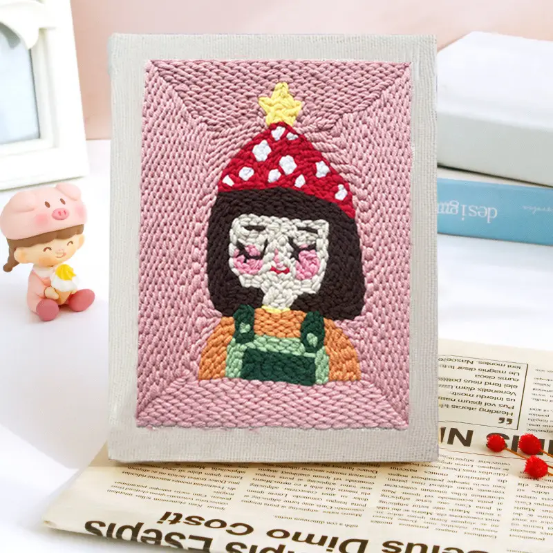Russian Stamping Embroidery DIY Xiu Dun Wool Embroidery Manual Rubbing - Image 12