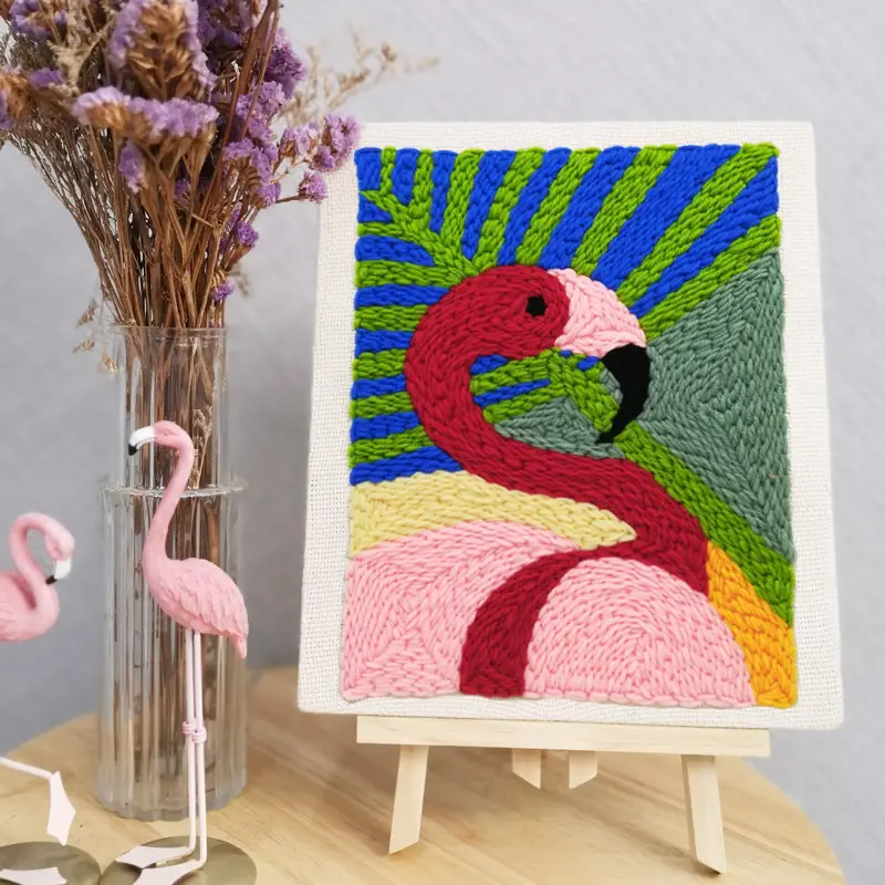 Russian Stamping Embroidery DIY Xiu Dun Wool Embroidery Manual Rubbing - Image 18