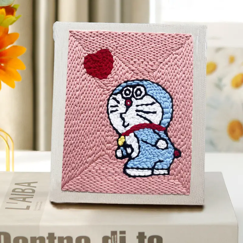 Russian Stamping Embroidery DIY Xiu Dun Wool Embroidery Manual Rubbing - Image 19