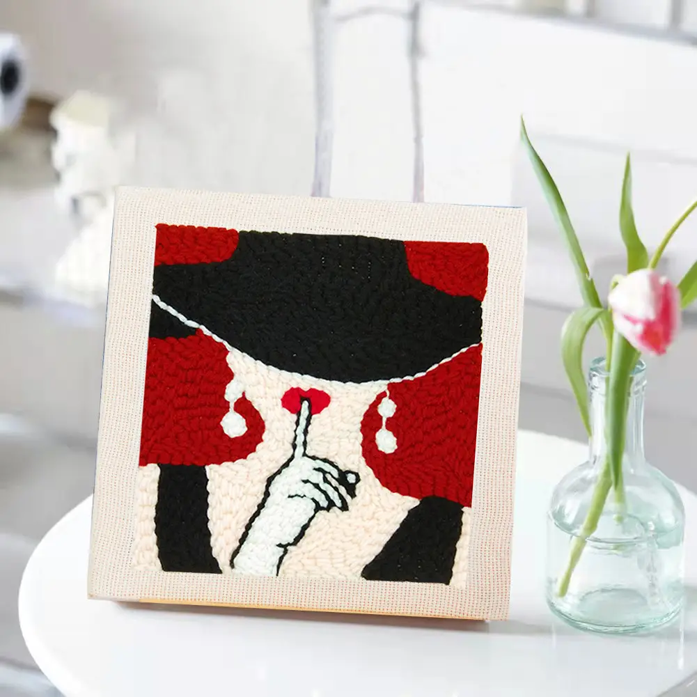 Russian Stamping Embroidery DIY Xiu Dun Wool Embroidery Manual Rubbing - Image 21
