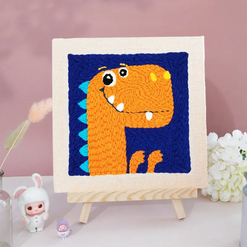 Russian Stamping Embroidery DIY Xiu Dun Wool Embroidery Manual Rubbing - Image 22