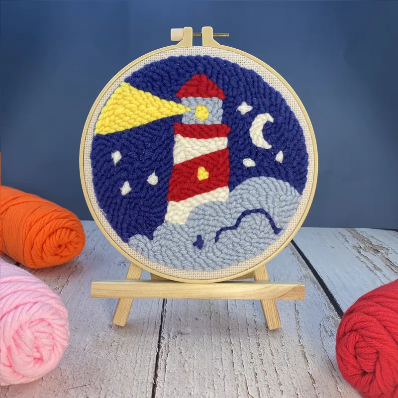 Russian Stamping Embroidery DIY Xiu Dun Wool Embroidery Manual Rubbing - Image 7