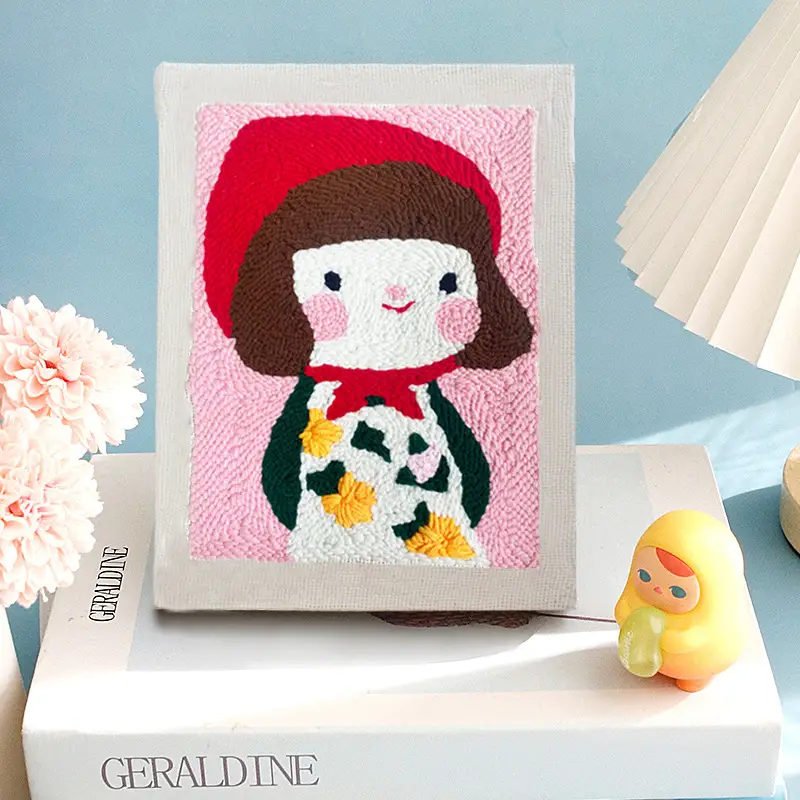 Russian Stamping Embroidery DIY Xiu Dun Wool Embroidery Manual Rubbing - Image 8