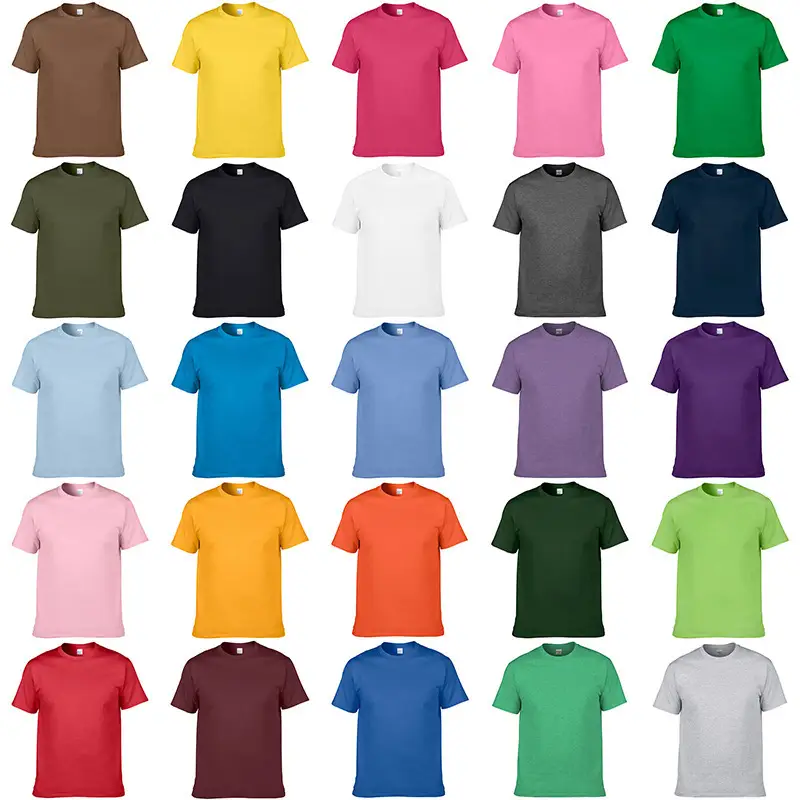 Men Cotton Yellow Round Neck T-Shirt 32C - Image 38