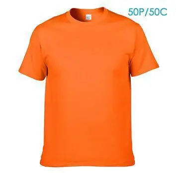 Men Cotton Yellow Round Neck T-Shirt 32C - Image 31
