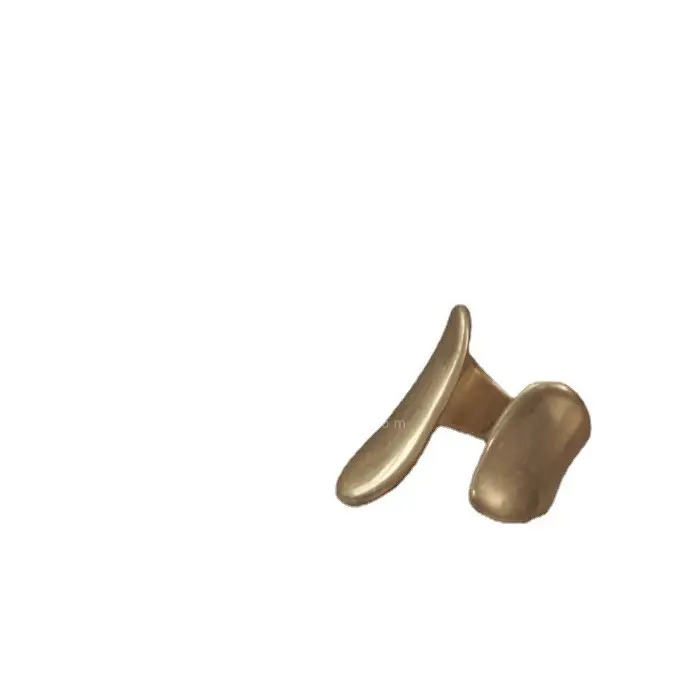 Gold Geometric Women's Ring Open Ring Japan Korea - Image 6