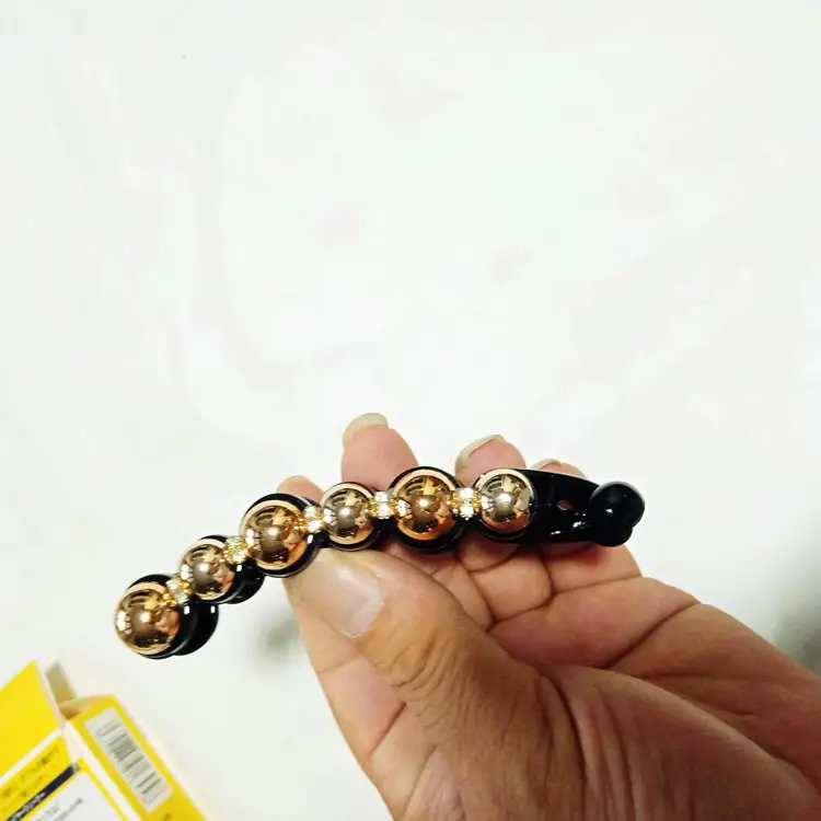 Korean Pearl Banana Hair Clips Vertical Twist Clip - Image 3
