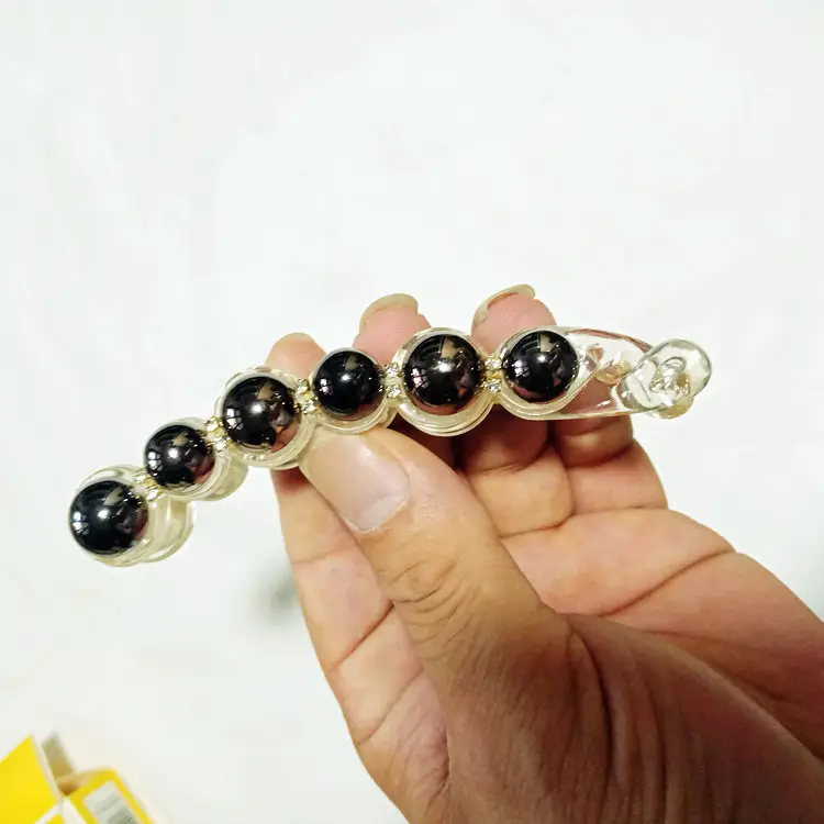 Korean Pearl Banana Hair Clips Vertical Twist Clip - Image 6