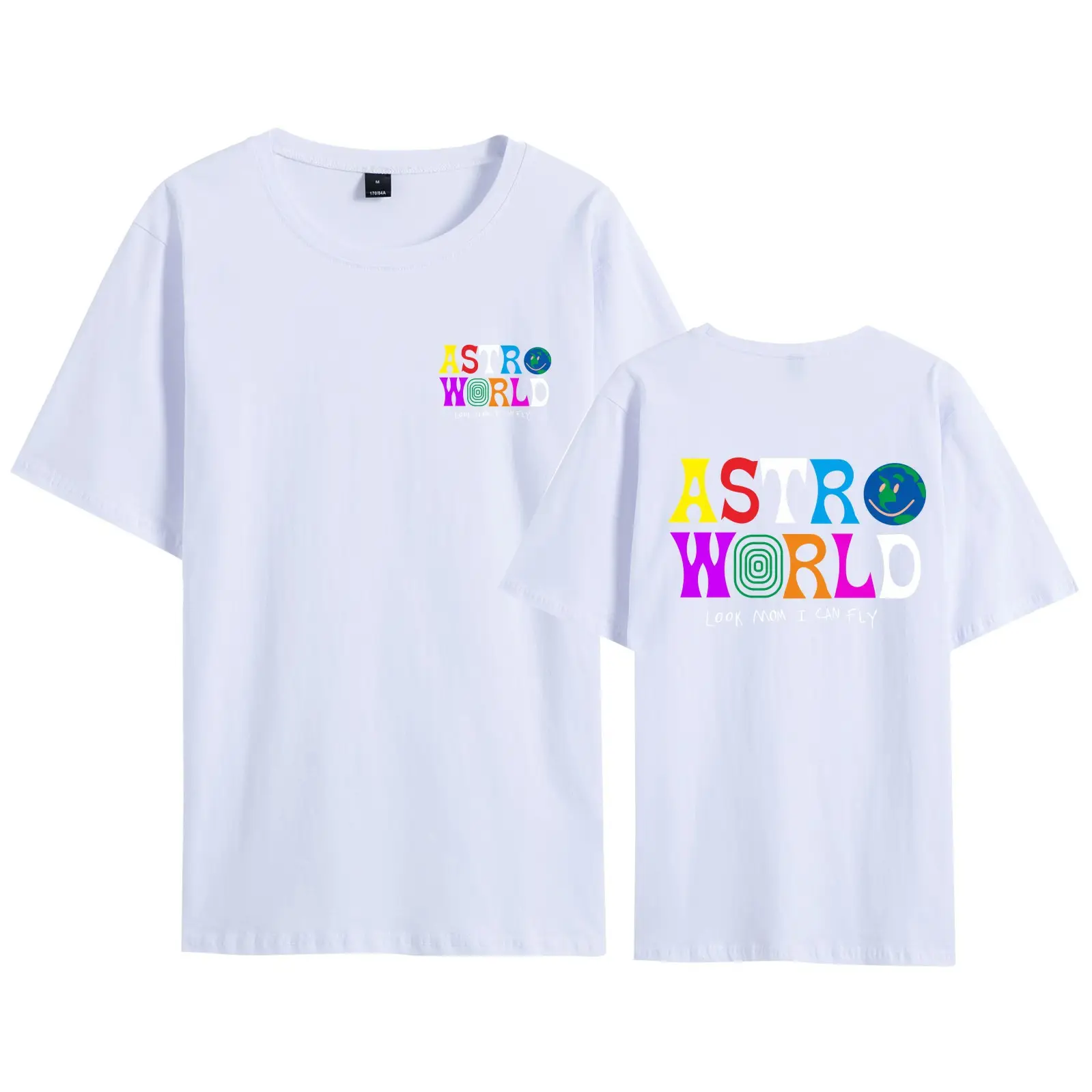 Men Black T-Shirt Ast Personality Printed Set - Image 16