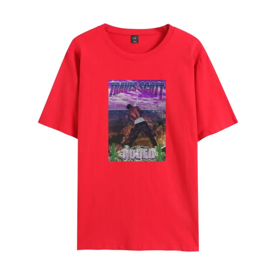 Men Black T-Shirt Ast Personality Printed Set - Image 6