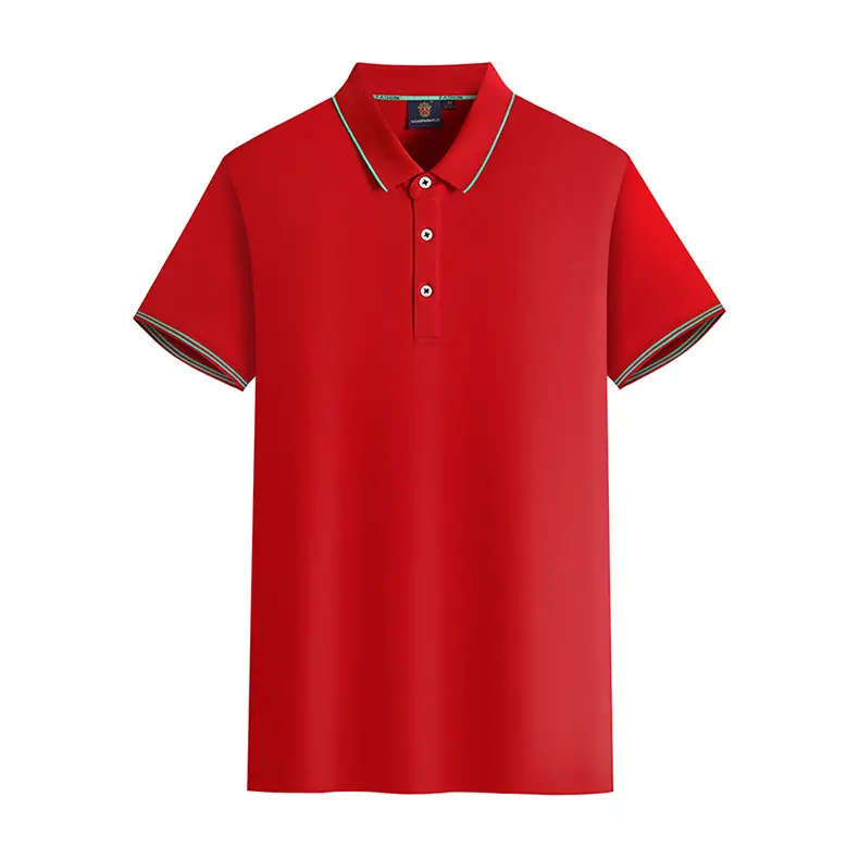 Orange Polo Shirt with Embroidered Sleeves - Image 2