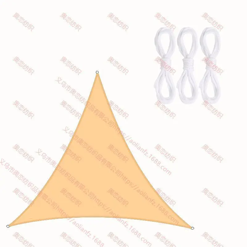 Waterproof Triangle Sunshade Net 2.4x2.4x2.4m - Image 3