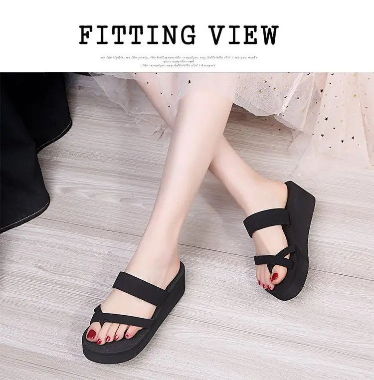 Women Black High-Heel Sandals Flip Flops 2024 — feature 10
