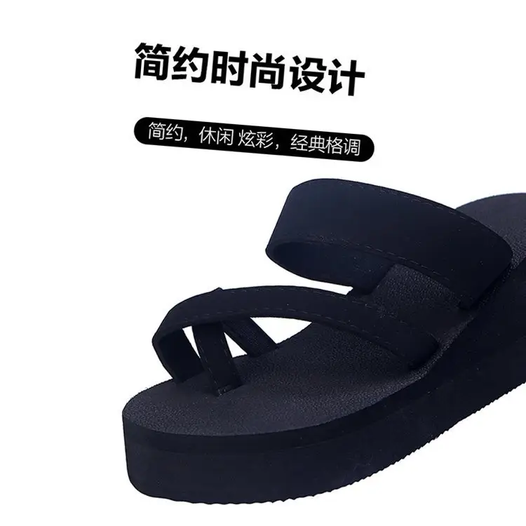 Women Black High-Heel Sandals Flip Flops 2024 — feature 3