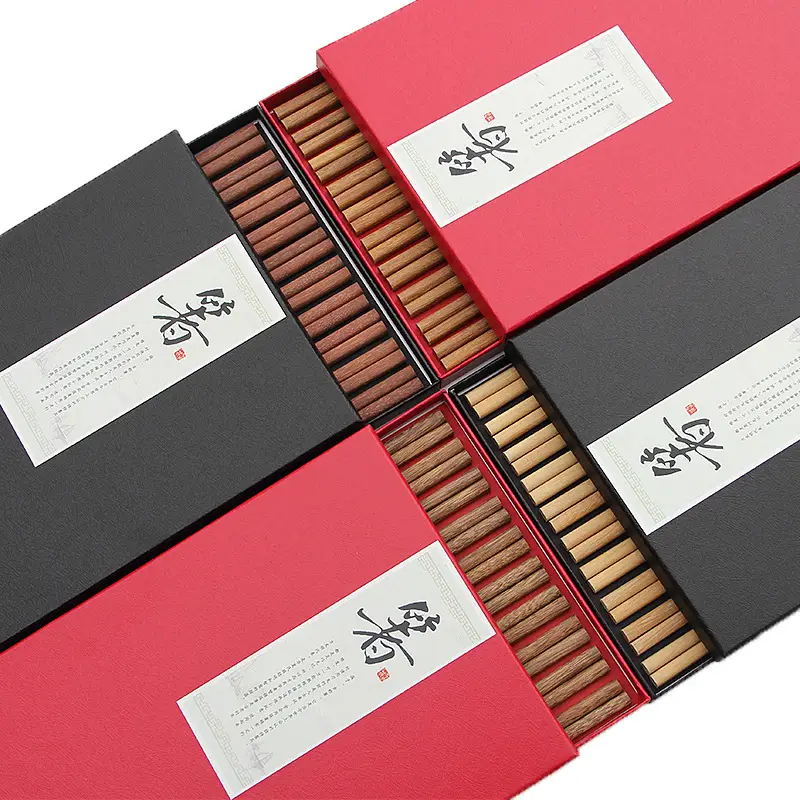 Red Wooden Chopsticks Paint-Free Wax-Free Chicken Wing Gift Set - Image 10