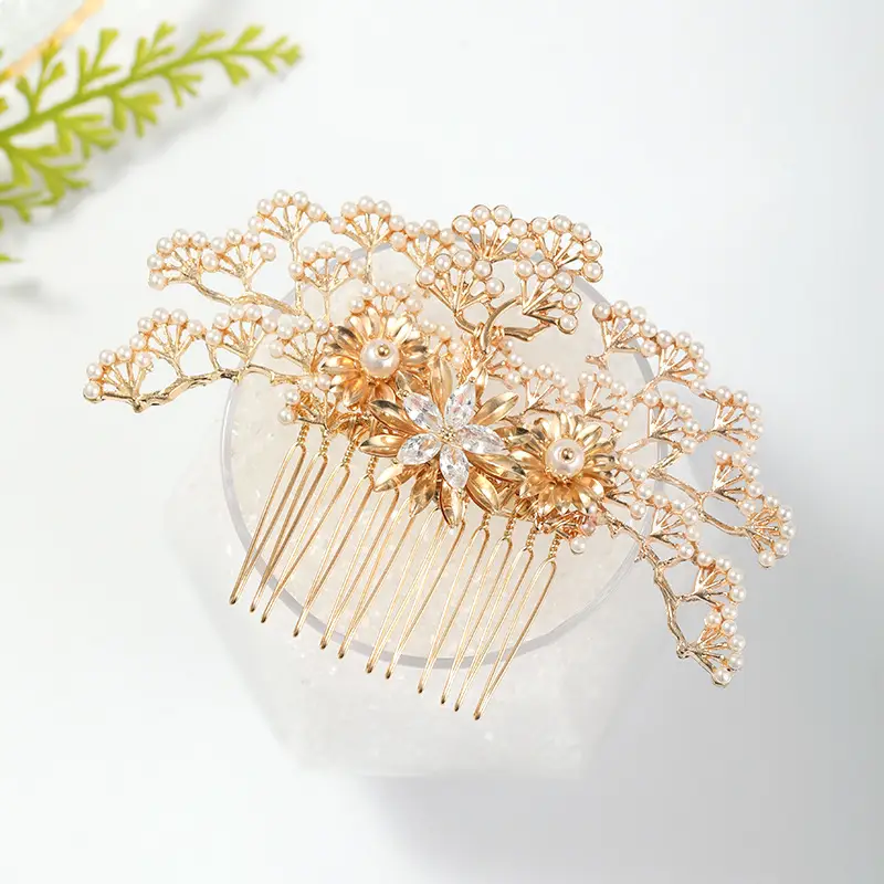 Tuanming Bridal Hairpins Ancient Pearl Set - Image 5