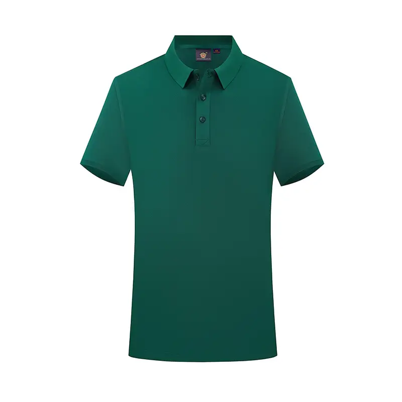 Yellow Tencel Cotton Polo Shirt Short Sleeve