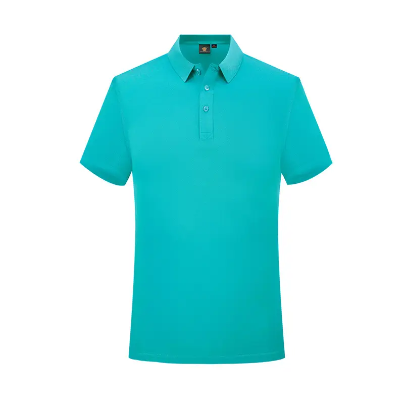 Yellow Tencel Cotton Polo Shirt Short Sleeve