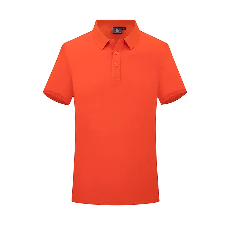 Yellow Tencel Cotton Polo Shirt Short Sleeve