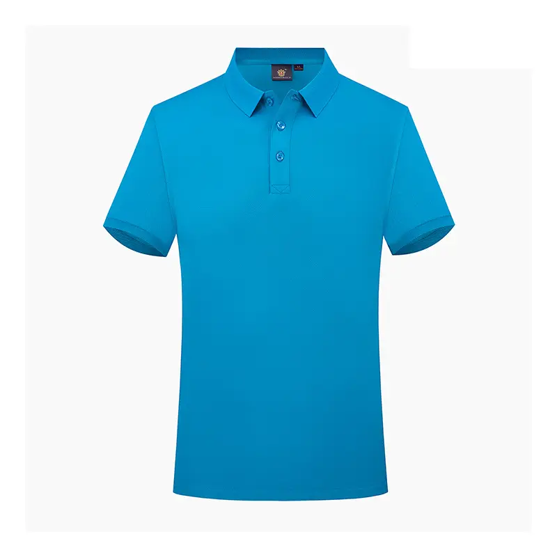 Yellow Tencel Cotton Polo Shirt Short Sleeve