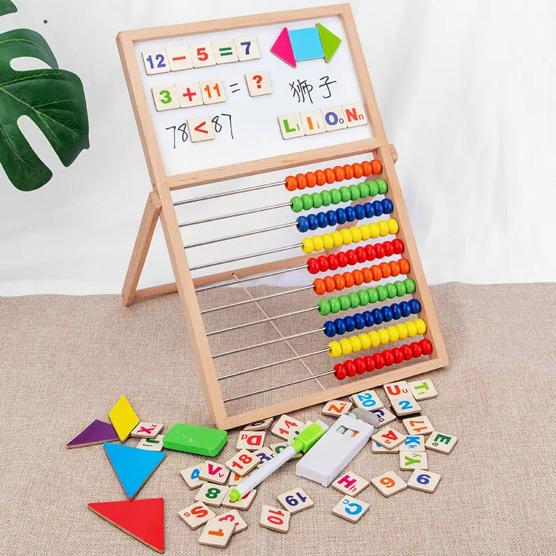 Double Sided Magnetic Bead Counter for Kids First Grade Math - Image 4