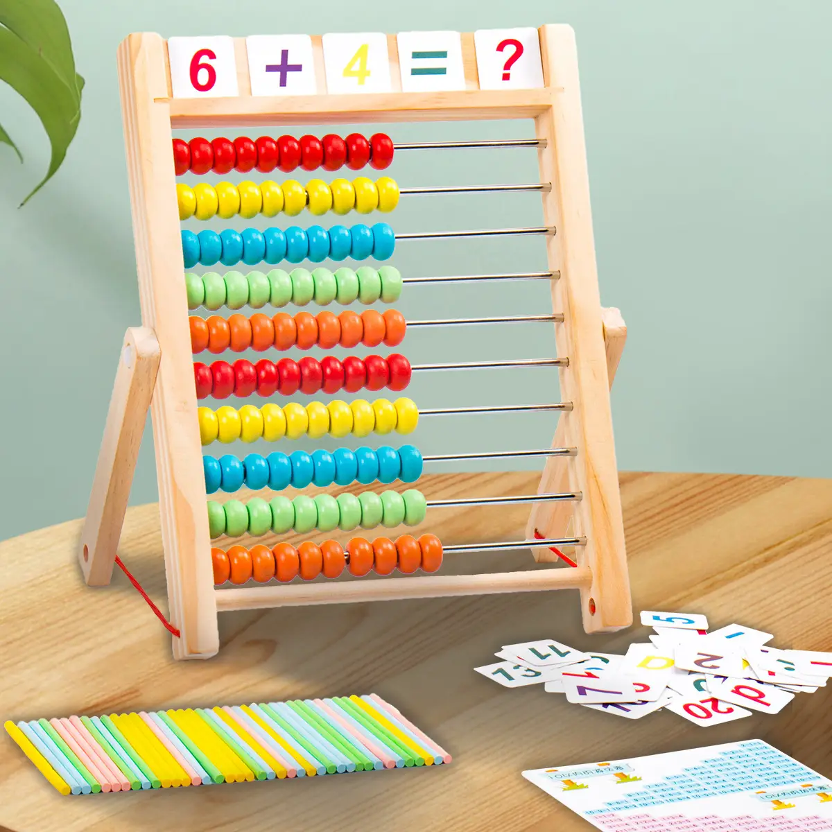 Double Sided Magnetic Bead Counter for Kids First Grade Math - Image 7