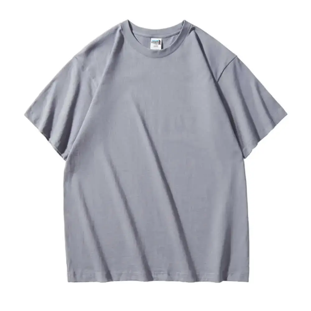 240g Heavy Weight Combed T-Shirt Gray - Image 10