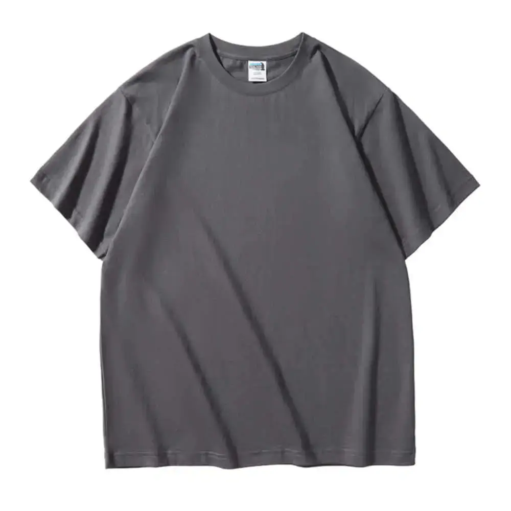 240g Heavy Weight Combed T-Shirt Gray - Image 11
