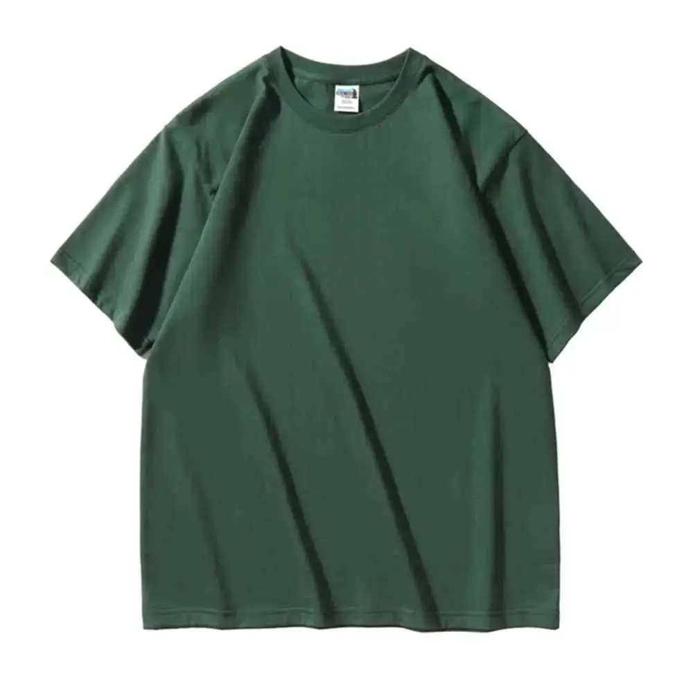 240g Heavy Weight Combed T-Shirt Gray - Image 16