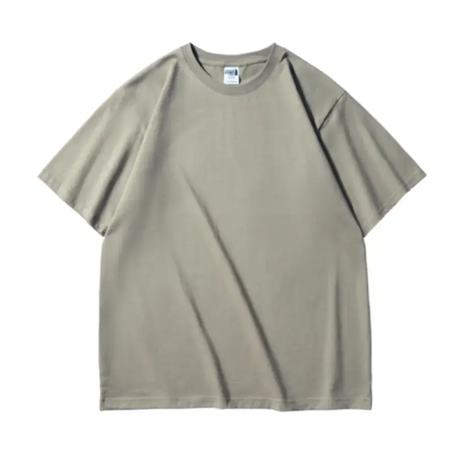 240g Heavy Weight Combed T-Shirt Gray - Image 19