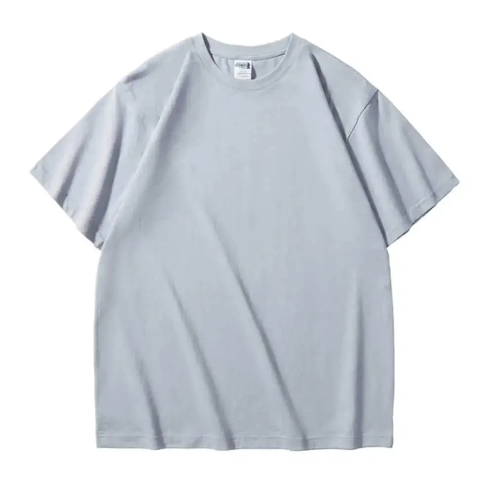 240g Heavy Weight Combed T-Shirt Gray - Image 21