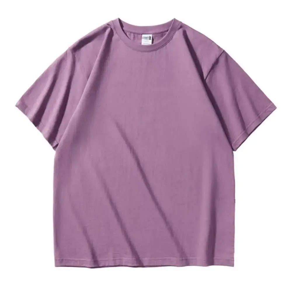 240g Heavy Weight Combed T-Shirt Gray - Image 6